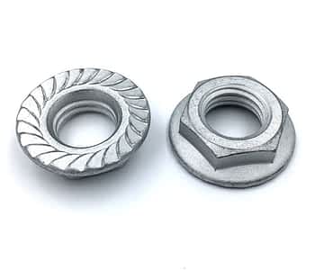 Custom Low Profile Serrated Flange Nuts With Dacromet Finish