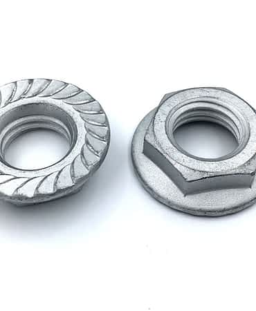 Custom Low Profile Serrated Flange Nuts With Dacromet Finish