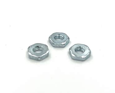 Custom Thin 10-32 Zinc Plated Hex Nuts