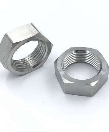 Custom Stainless Steel UNEF Thread Precision Hex Nuts