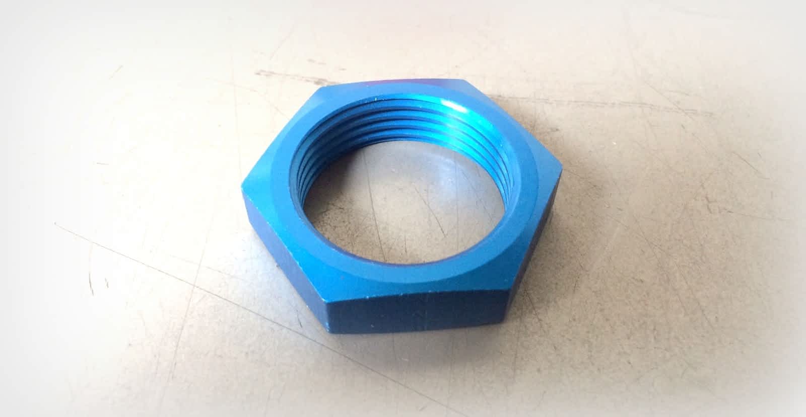 AN92416D Anodized Aluminum Panel Nuts Engineered Custom Hex Nuts