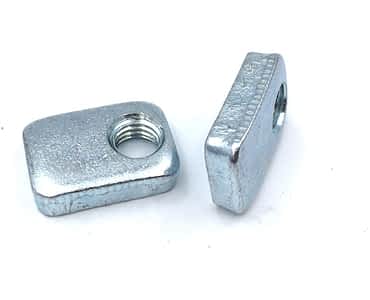 Custom Flat Stamped Nuts – M8-1.25 Thread