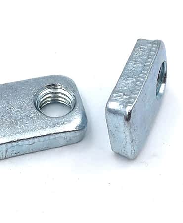 Custom Flat Stamped Nuts – M8-1.25 Thread