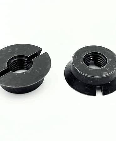 Custom 3/8-24 Slotted Alloy Steel Lock Nuts