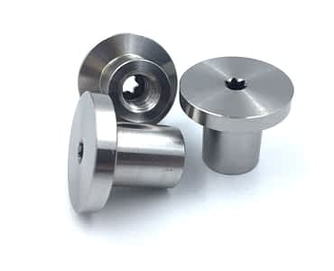 Custom Binding Nuts – Female In 316 Stainless Steel Material With 6Lobe (Torx Alternative) Drive
