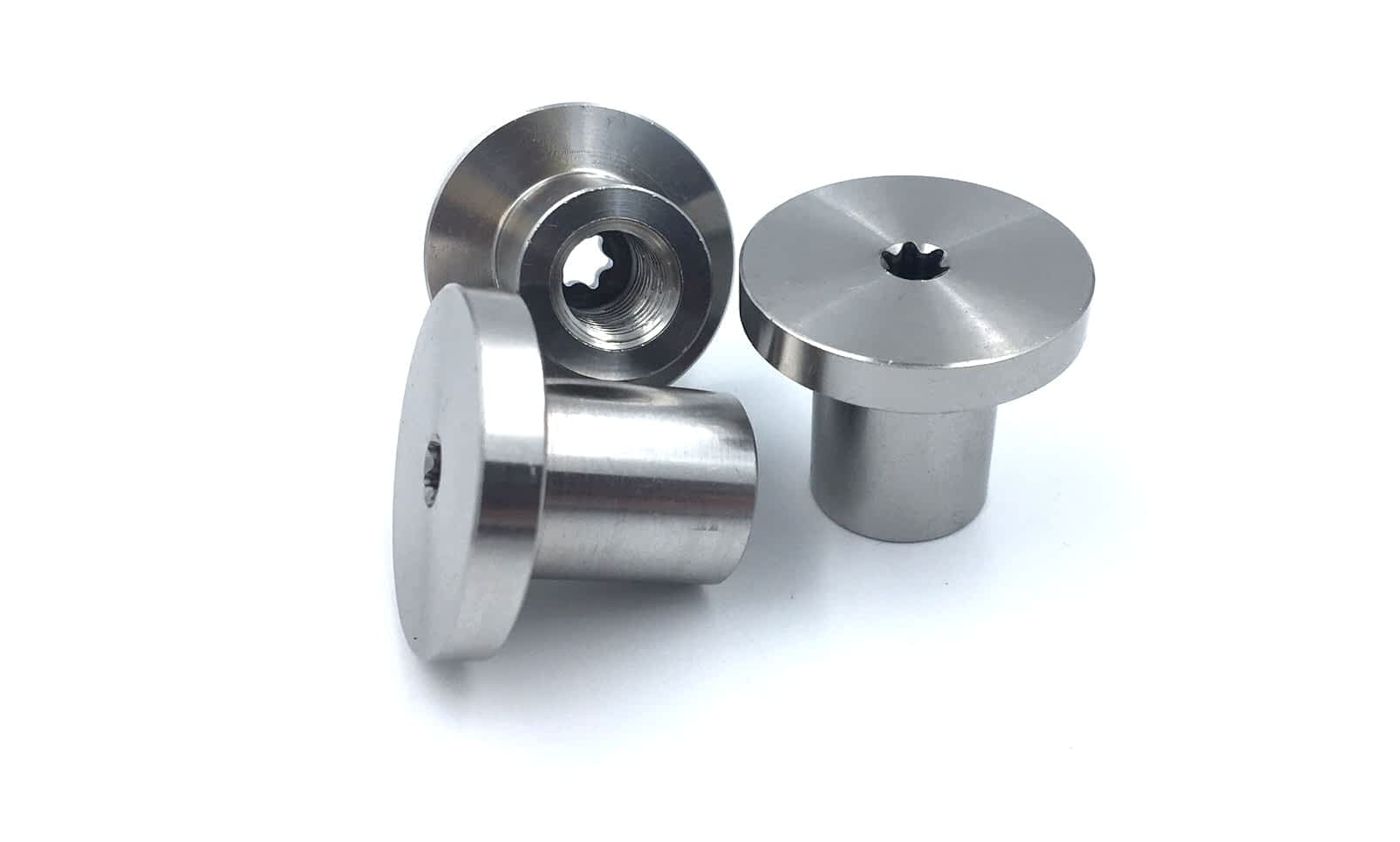 Custom Binding Nuts Female In 316 Stainless Steel Material With 6Lobe (Torx Alternative) Drive