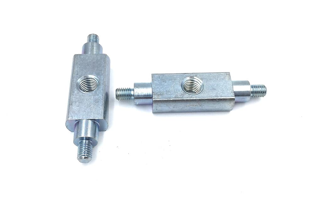 custom precision machined cam nuts in steel zinc
